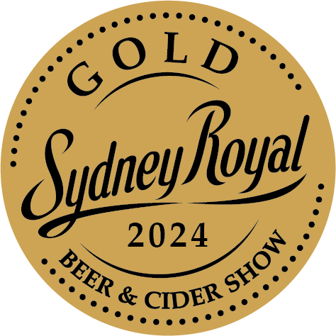 Gold Medal from Sydney Royal Beer and Cider Show