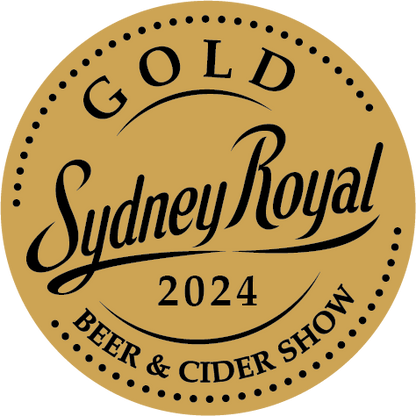 Gold Medal from Sydney Royal Beer and Cider Show