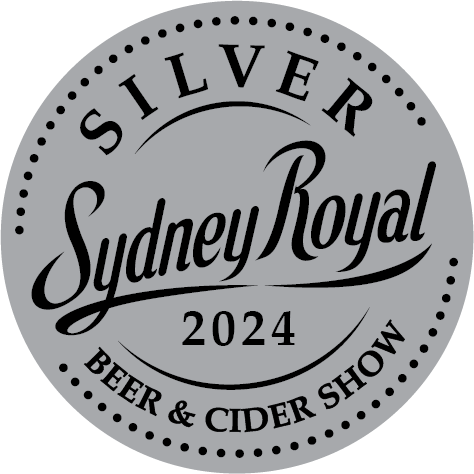 Silver Medal 2024 from Sydney Royal Beer and Cider Show