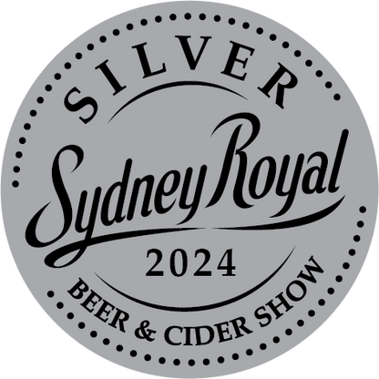 Silver Medal 2024 from Sydney Royal Beer and Cider Show