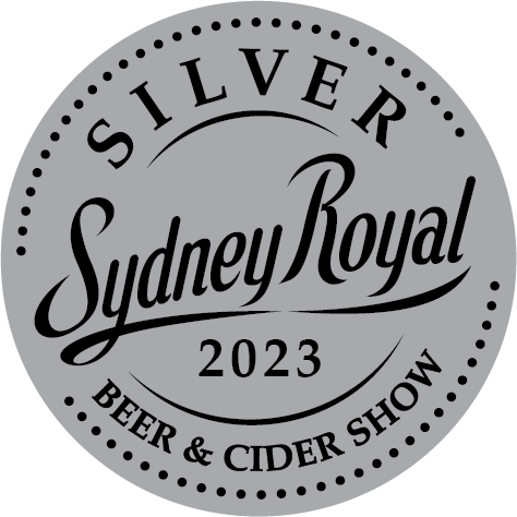 A Sydney Royal Beer and Cider Show 2023 Silver Medal awared for the Heritage Blend Apple Cider Case of 24 - Small Acres Cyder